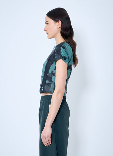RUNNING ORDER Printed Casey Top Green run0359003