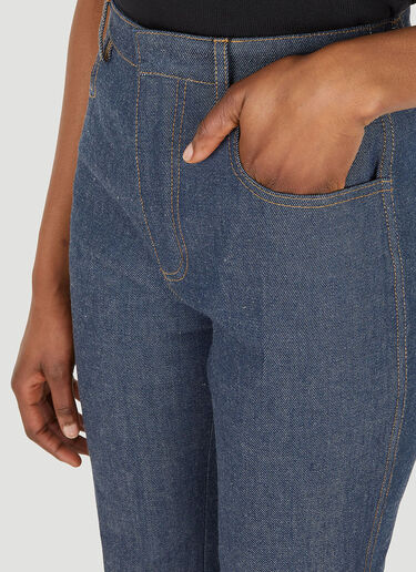 Saint Laurent Straight-Leg Denim Jeans Blue sla0247034