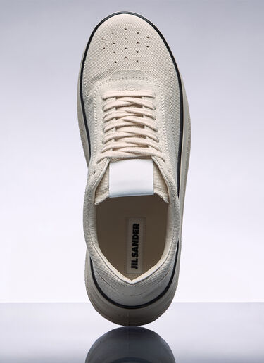 Jil Sander 캔버스 스니커즈 크림 jil0157007