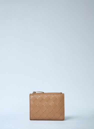 Small Bi-Fold Intrecciato Wallet Bottega Veneta Small Bi-Fold Intrecciato Wallet Beige bov0262024