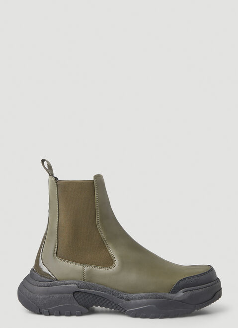GmbH Faux-Leather Chelsea Boots Black gmb0154002