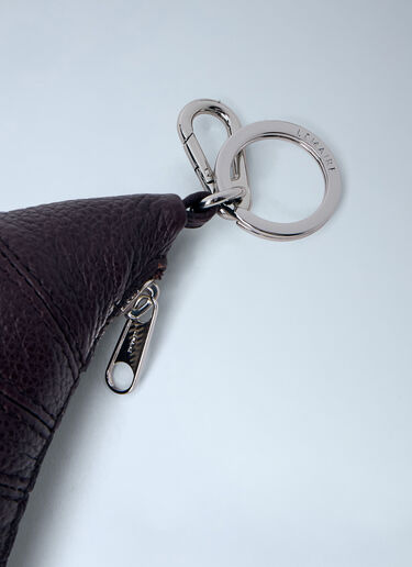 Lemaire Mini Croissant Keyring Burgundy lem0264022