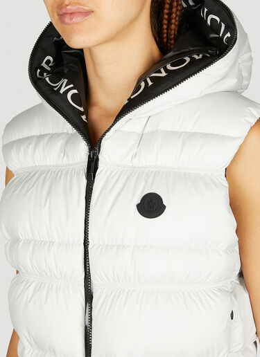 Weser Down Gilet Moncler Weser Down Gilet White mon0253003