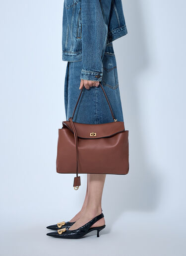 Balenciaga ロデオ ミディアム ハンドバッグ ブラウン bal0263048