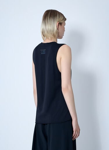 MM6 Maison Margiela x Salomon 徽标图案背心上衣  黑色 mms0261006