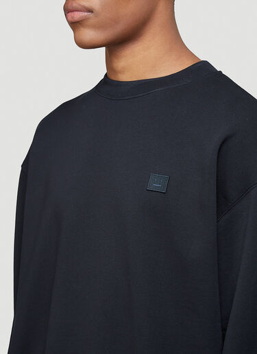 Acne Studios Oversized Face Sweatshirt Black acn0343004