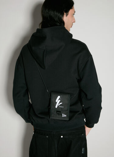 Logo Print Neck Pouch Yohji Yamamoto Logo Print Neck Pouch Black yoy0154015