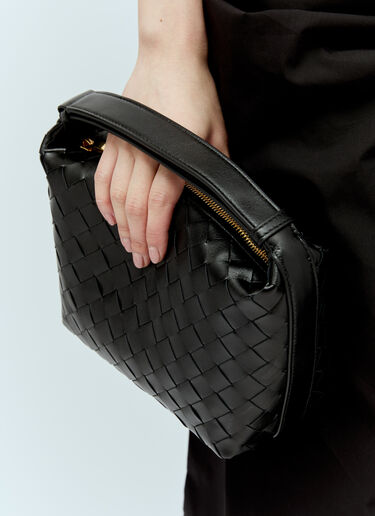 Bottega Veneta 미니 왈라스 숄더백 블랙 bov0256005