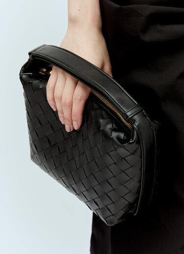 Bottega Veneta Mini Wallace Shoulder Bag Black bov0256005