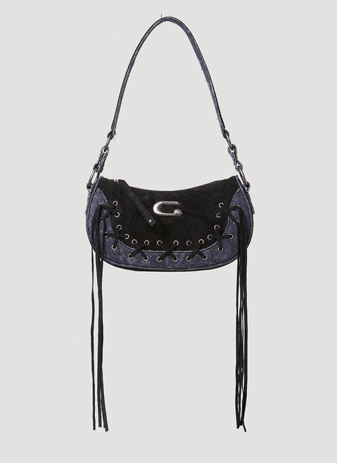 Guess USA Saddle Shoulder Bag Black gue0254006