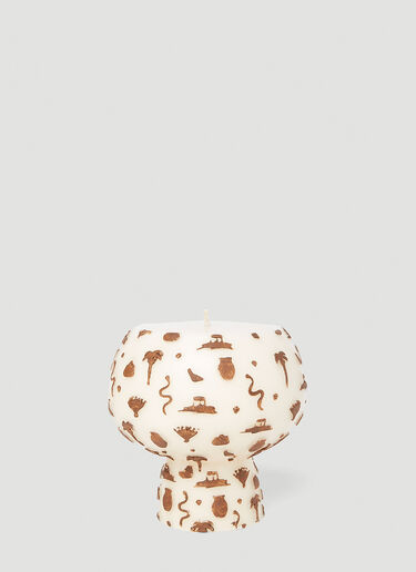 Marloe Marloe Island Mini Bobby Candle White rlo0348010