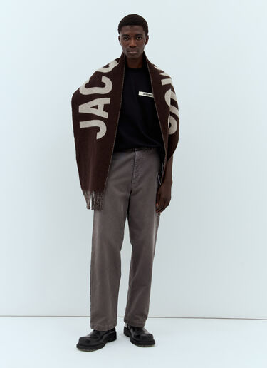 L'Echarpe Jacquemus Scarf Jacquemus L'Echarpe Jacquemus Scarf Brown jac0358007