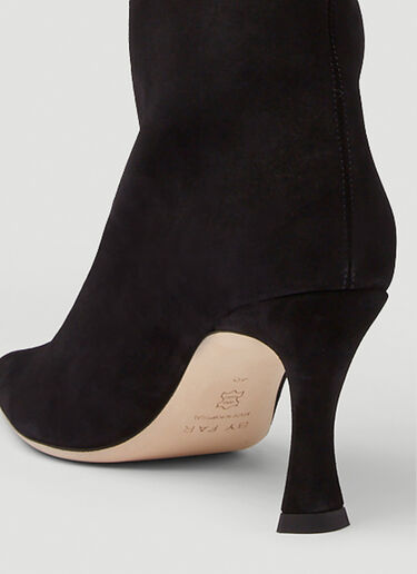 BY FAR Stevie 42 Suede Boots Black byf0245024