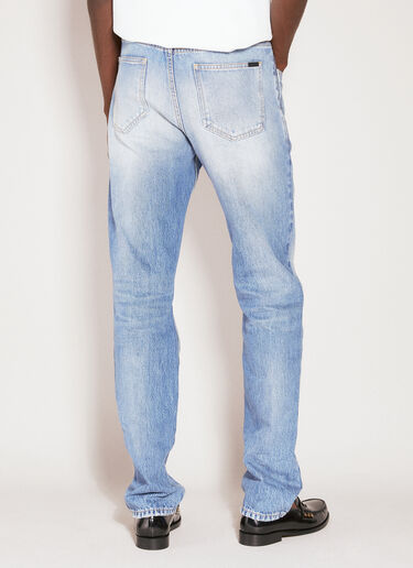 Saint Laurent Baggy Denim Jeans Blue sla0154071