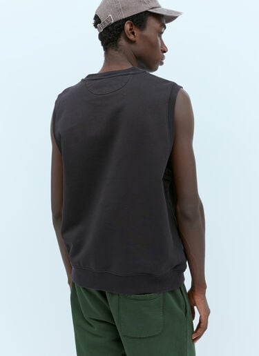 Logo Embroidery Fleece Vest Stüssy Logo Embroidery Fleece Vest Black sts0152048