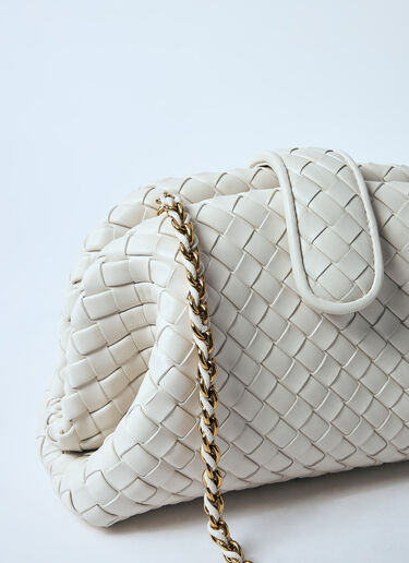 Bottega Veneta Small Lauren 1980 Shoulder Bag White bov0259044