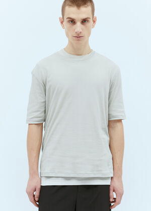 Jil Sander Layered T-Shirt Beige jil0156003