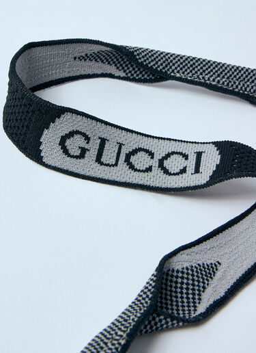Gucci Technical Knit Glasses Case Black guc0160016