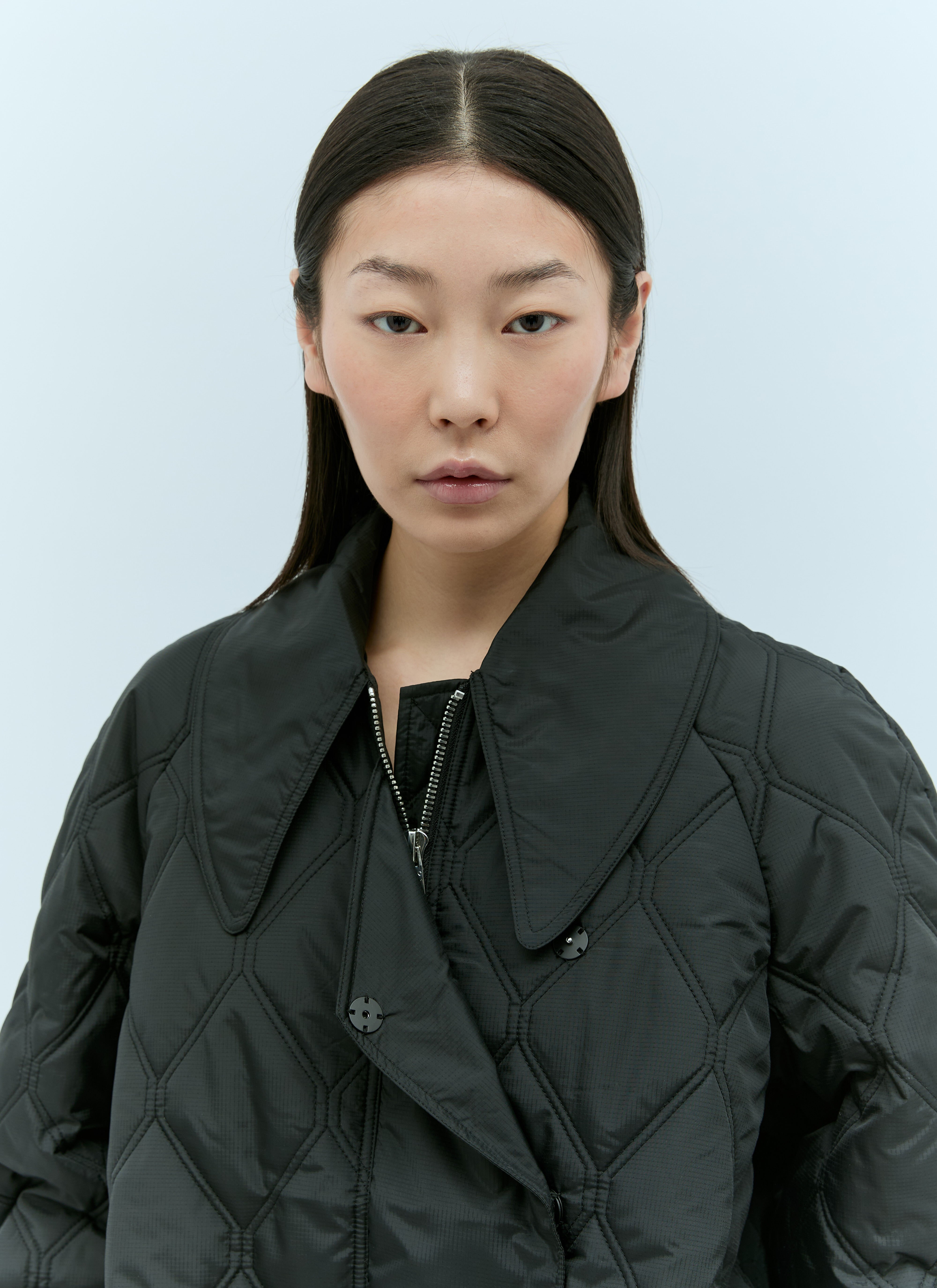 Ganni ripstop quilted jacket discount