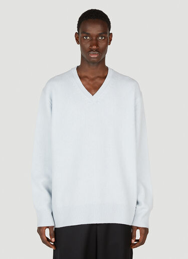 Acne Studios V-Neck Sweater Light Blue acn0152001