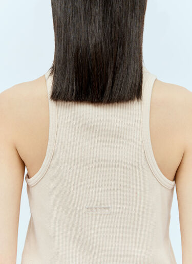 Logo Patch Tank Top Acne Studios Logo Patch Tank Top Cream acn0255016