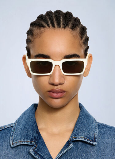 LN-CC® - Off-White: Huntington Smoke Lens Sunglasses - Black Off-White Huntington Smoke Lens Sunglasses Black ofw0364464