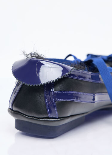 Kiko Kostadinov Lella 混合平底鞋  黑色 kko0258020