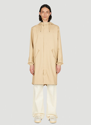 Rains Fishtail Parka Jacket Beige rai0352003