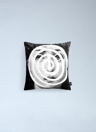 Fornasetti Tema e Variazioni N.18 And N.297 Cushion Black wps0691884