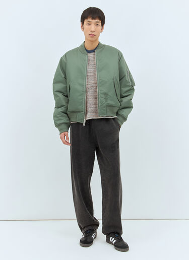 Stüssy Contrast Collar Crewneck Sweater Grey sts0158007