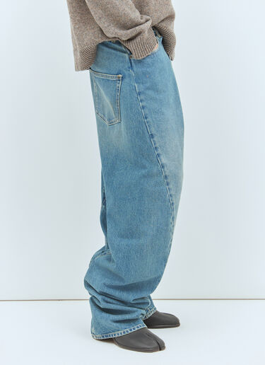 Maison Margiela Diagonal Seam Jeans Blue mla0158007
