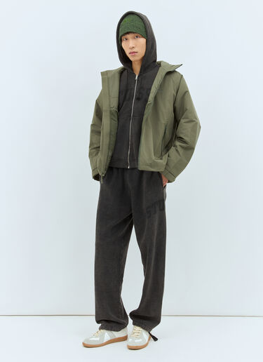 Stüssy Faded Graphic Print Track Pants Dark Grey sts0158013