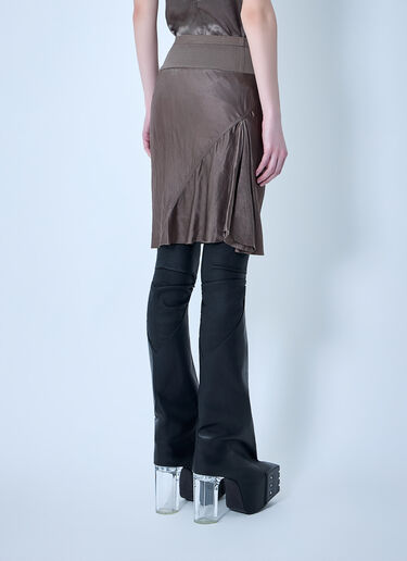 Rick Owens A Line Bias Skirt Grey ric0263027