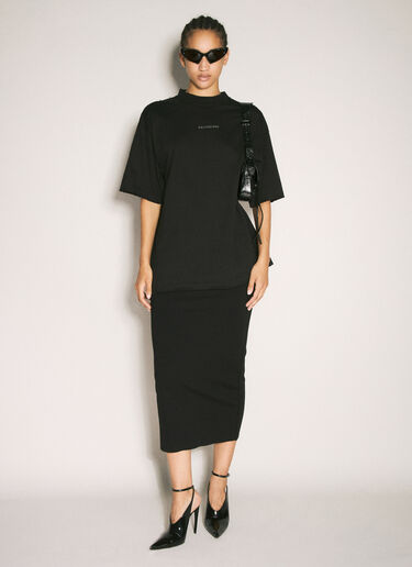 Balenciaga Back T恤 黑 bal0257014