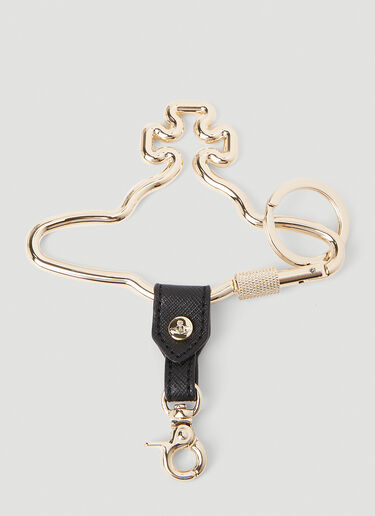 Vivienne Westwood Orb Carabiner Keyring Gold vvw0251079