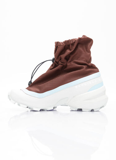 MM6 Maison Margiela x Salomon Cross Mid Sneakers Burgundy mms0154004