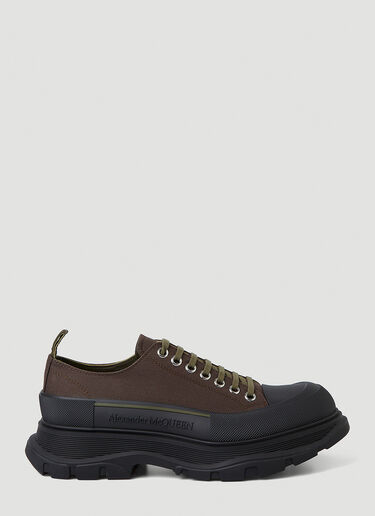 Alexander McQueen Tread Lace-Up Shoes Brown amq0146031