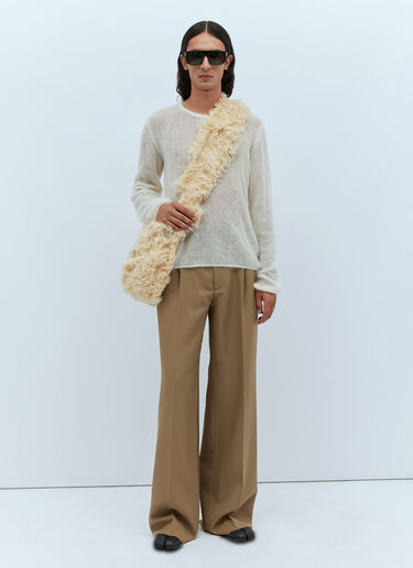 Fluid Drill Tailored Pant Gucci Fluid Drill Tailored Pant Beige guc0154008
