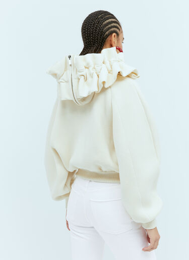 La Maille Crinoline フード付きスウェットシャツ Jacquemus La Maille Crinoline フード付きスウェットシャツ クリーム jac0254029