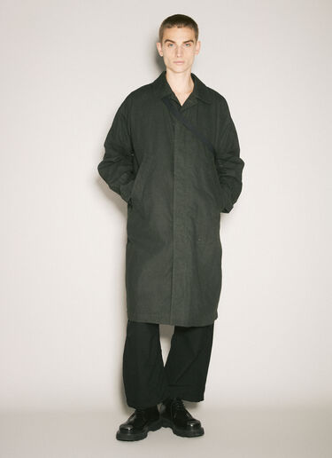 Comme des Garçons Homme 斜纹布大衣 绿色 cdh0158002