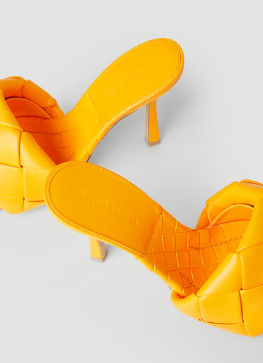 Bottega Veneta Lido 高跟穆勒鞋 橙色 bov0247116