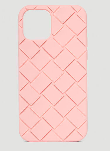 Bottega Veneta Rubber iPhone 12 Pro Case Pink bov0245081