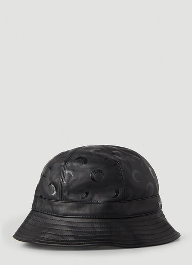 Marine Serre Leale Moon Bucket Hat Black mrs0346032