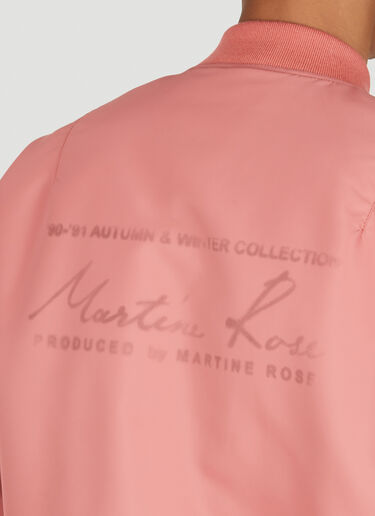 Martine Rose Padded Bomber Jacket Pink mtr0154001