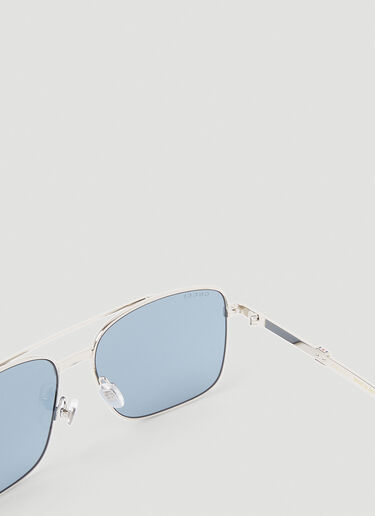 Gucci Web Square Sunglasses Silver gus0154009