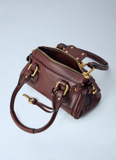 Small Paddington Chain Shoulder Bag Chloé Small Paddington Chain Shoulder Bag Burgundy chl0264049