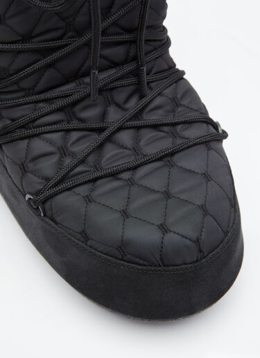 Moon Boot 아이콘 퀼팅 마감 부츠 블랙 mnb0355001