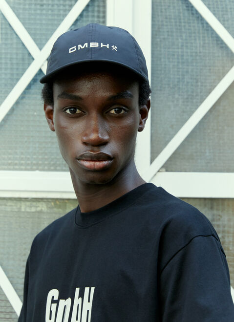 GmbH Logo Embroidery Baseball Cap Black gmb0154016