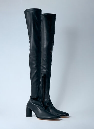 MM6 Maison Margiela Over-The-Knee Boots Black mmm0258006