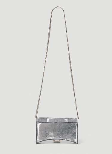 Balenciaga Hourglass Shoulder Bag Grey bal0252029